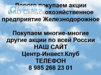 Покупаем акции ОАО Сельскохозяйственное предприятие Железнодорожное 