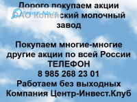 Покупаем акции ОАО Копейский молочный завод 